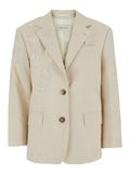Dries Van Noten Women 'Birdy' Beige Jackets With Applied Embroidery And Striped Motif In Fabric Women
