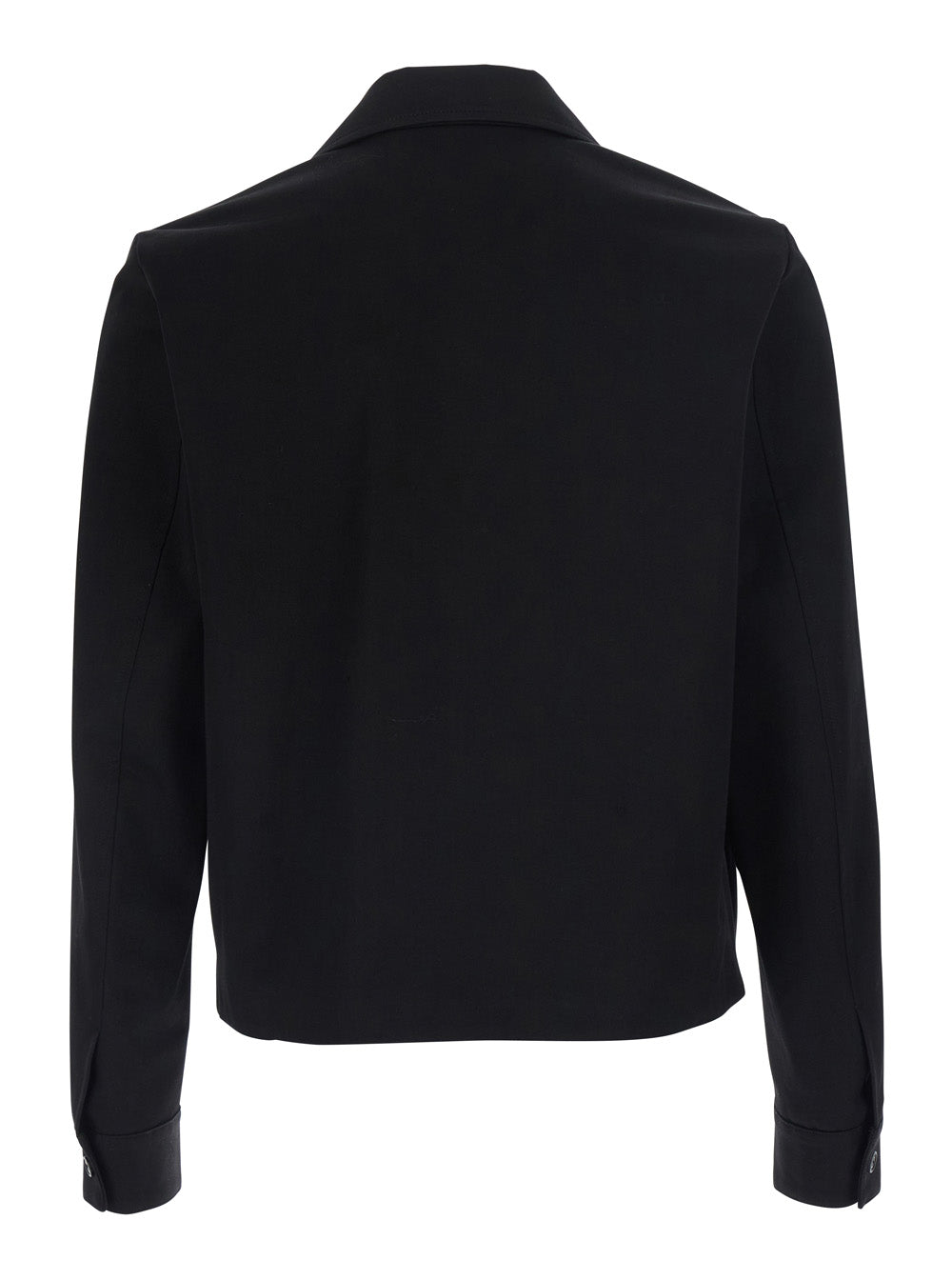 Amiri Men Black Jacket With Notched Collar With Logo Lettering Embroidery In Cotton For Men