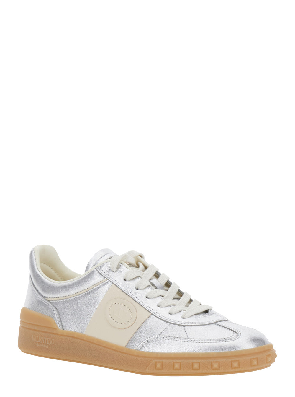 Valentino Garavani Women Sneaker | Upvillage | Crosta/Tess.Crochet Rafia/Vitello Nappat