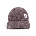 THOM BROWNE HERRINGBONE TWEED BASEBALL CAP - SIZE M