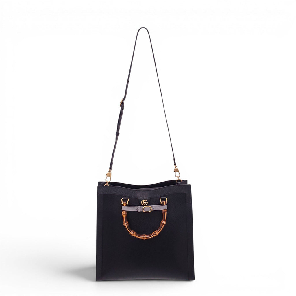 GUCCI BLACK X-LARGE DIANA BAG