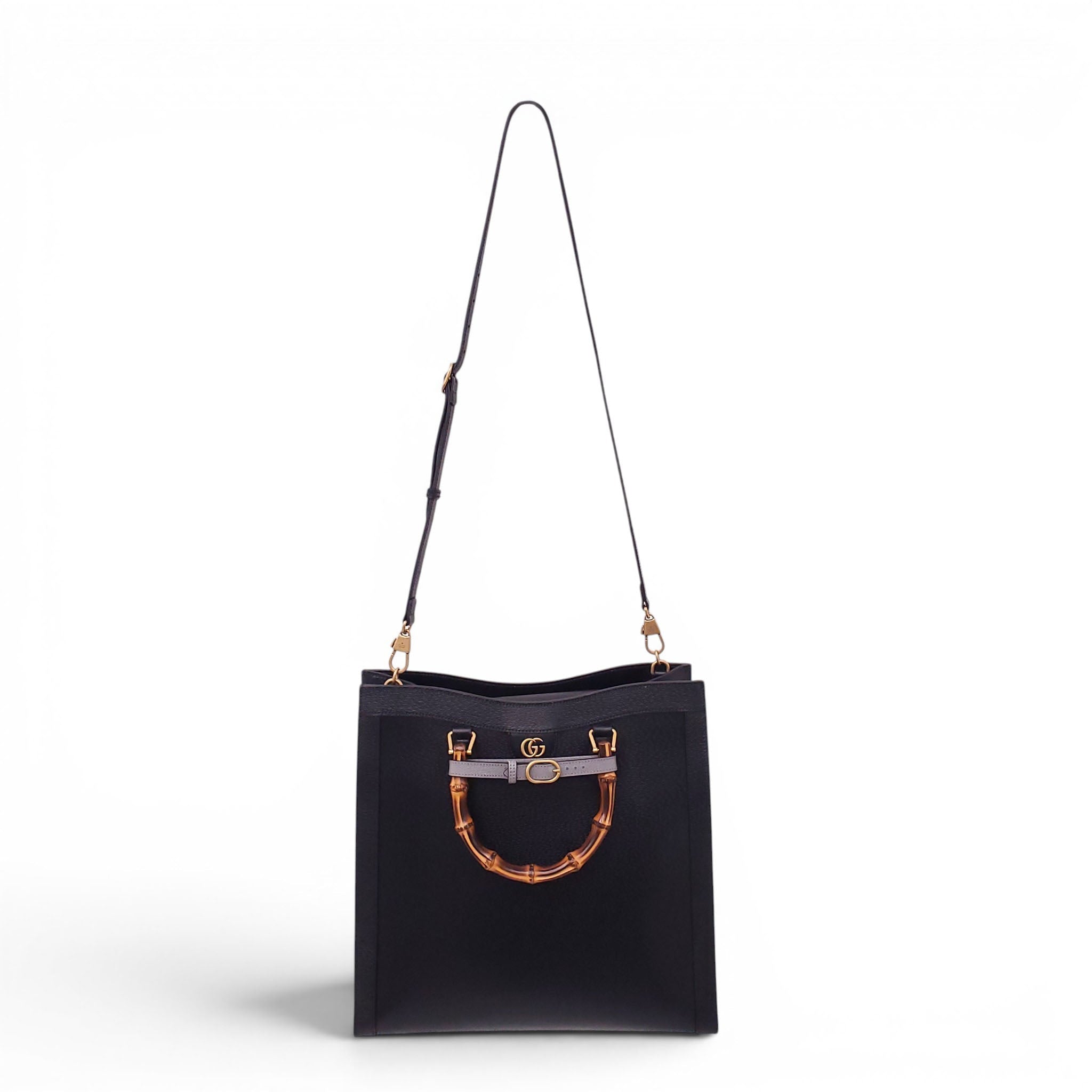 GUCCI BLACK X-LARGE DIANA BAG