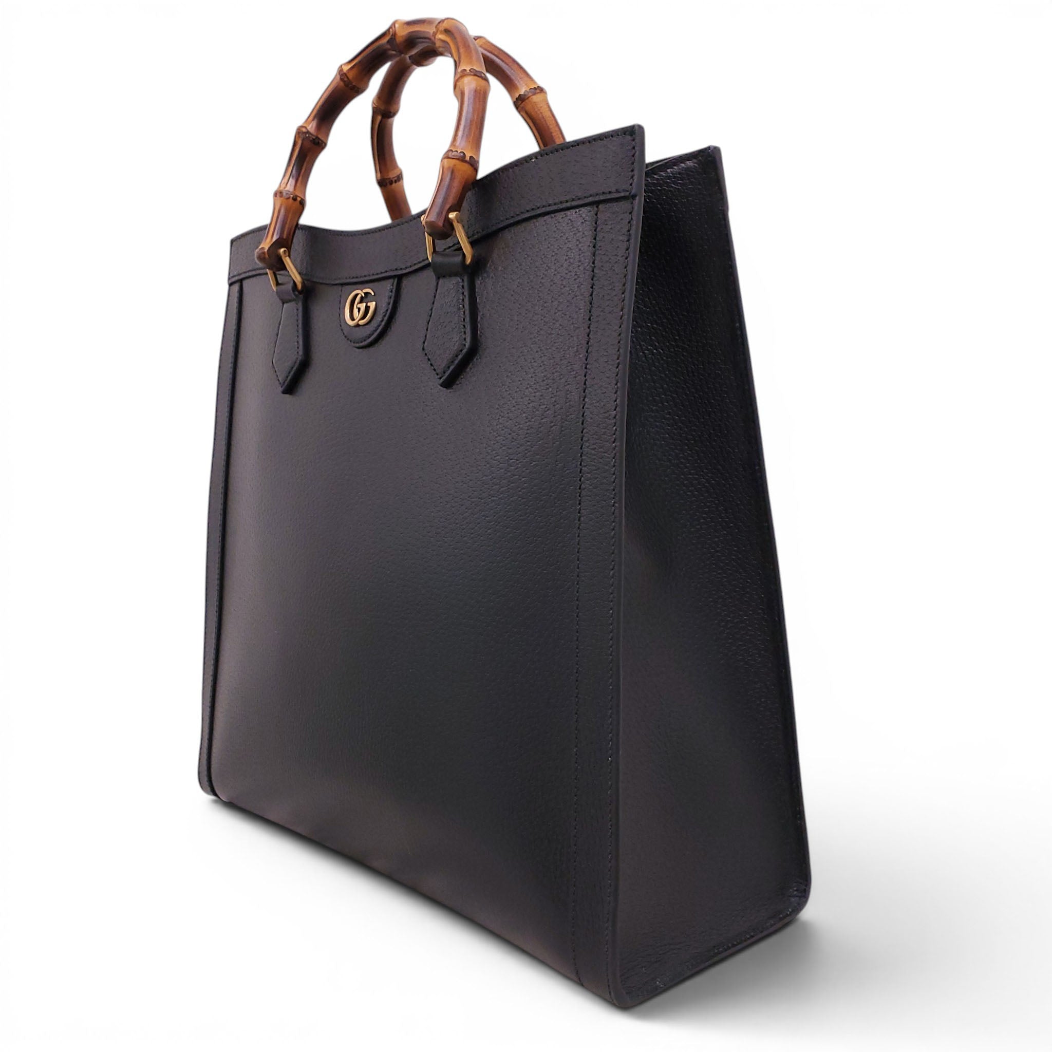 GUCCI BLACK X-LARGE DIANA BAG