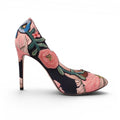GUCCI FLORAL EMBROIDERED PUMPS - SIZE 39.5