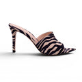 GIANVITO ROSSI ZEBRA PRINT MULES - SIZE 39
