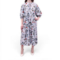 ERDEM SKY BLUE FLORAL DRESS - SIZE 12