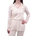 ERMANNO SCERVINO 2-PIECE LAYERED LACE CARDIGAN SET - SIZE 40