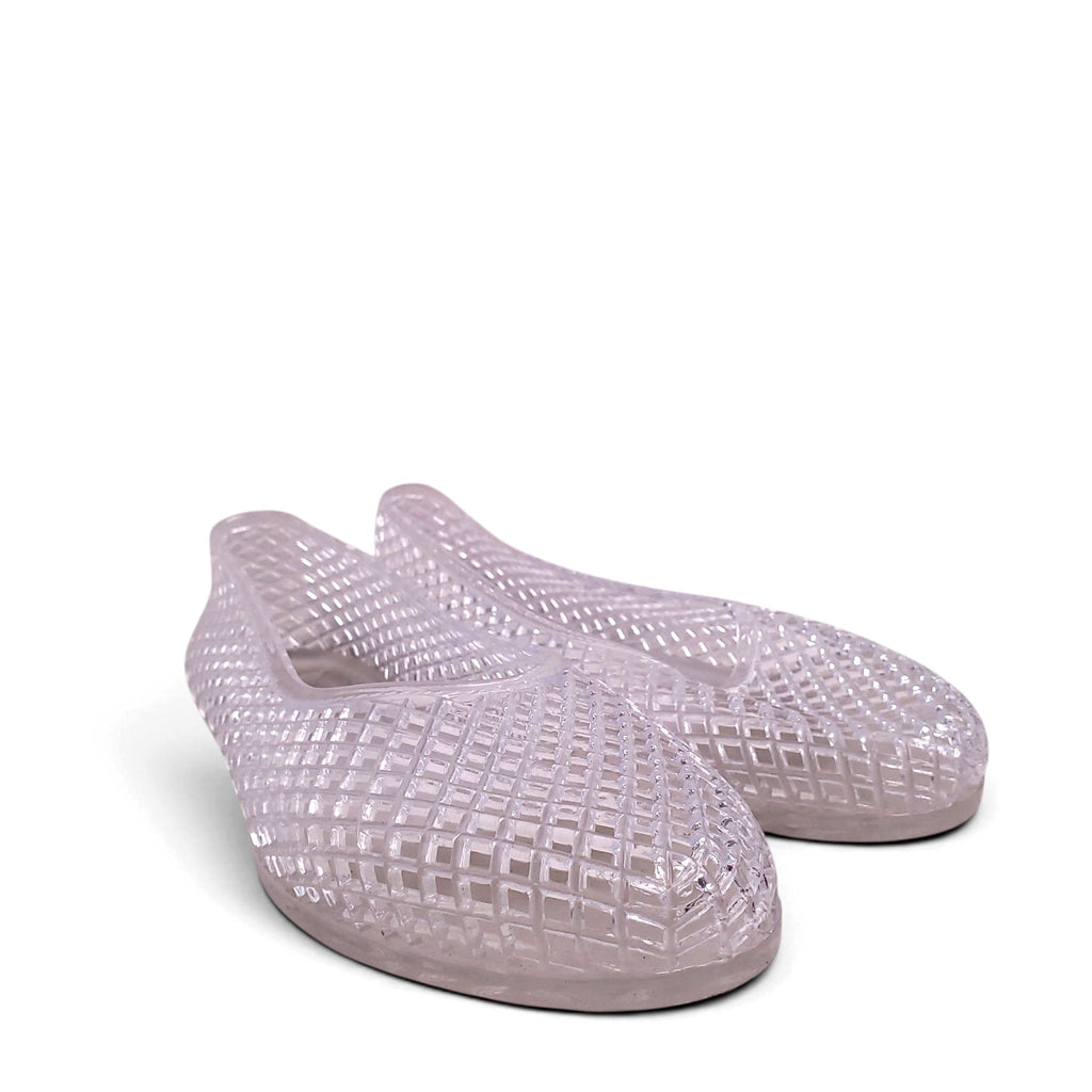 ANCIENT GREEK SANDALS CLEAR JELLY SANDALS - SIZE 39