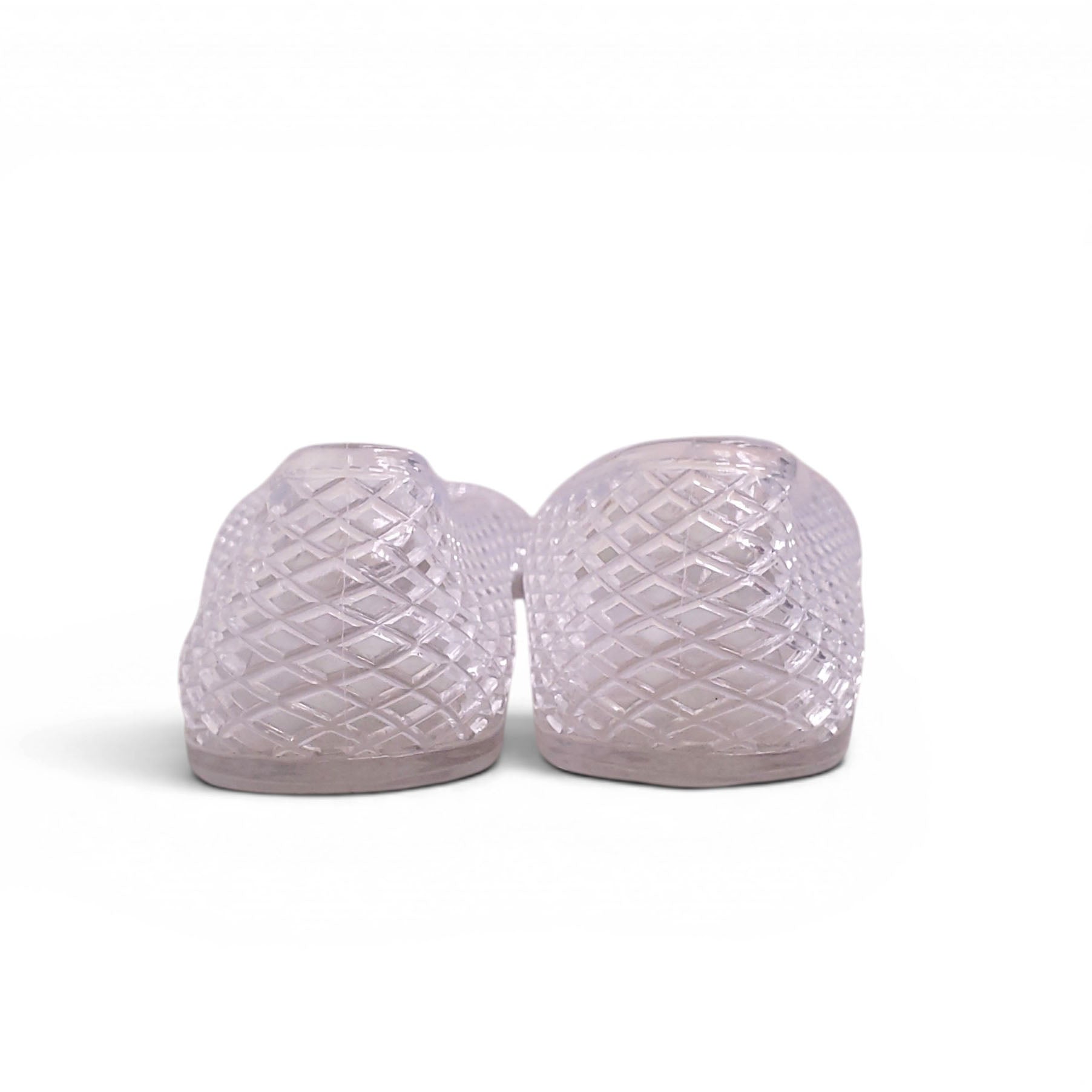 ANCIENT GREEK SANDALS CLEAR JELLY SANDALS - SIZE 39