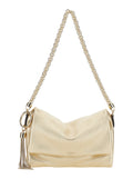 Jimmy Choo Women 'Callie' Gold Colored Mini Bag With Chain Strap And Logo On Front In Leather Blend For Women