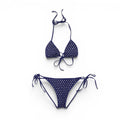 VILEBREQUIN BLUE & WHITE PATTERNED BIKINI - SIZE 32