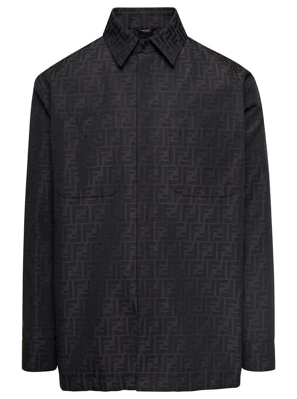 Fendi Men Overshirt Fendi Zucca Jacquard