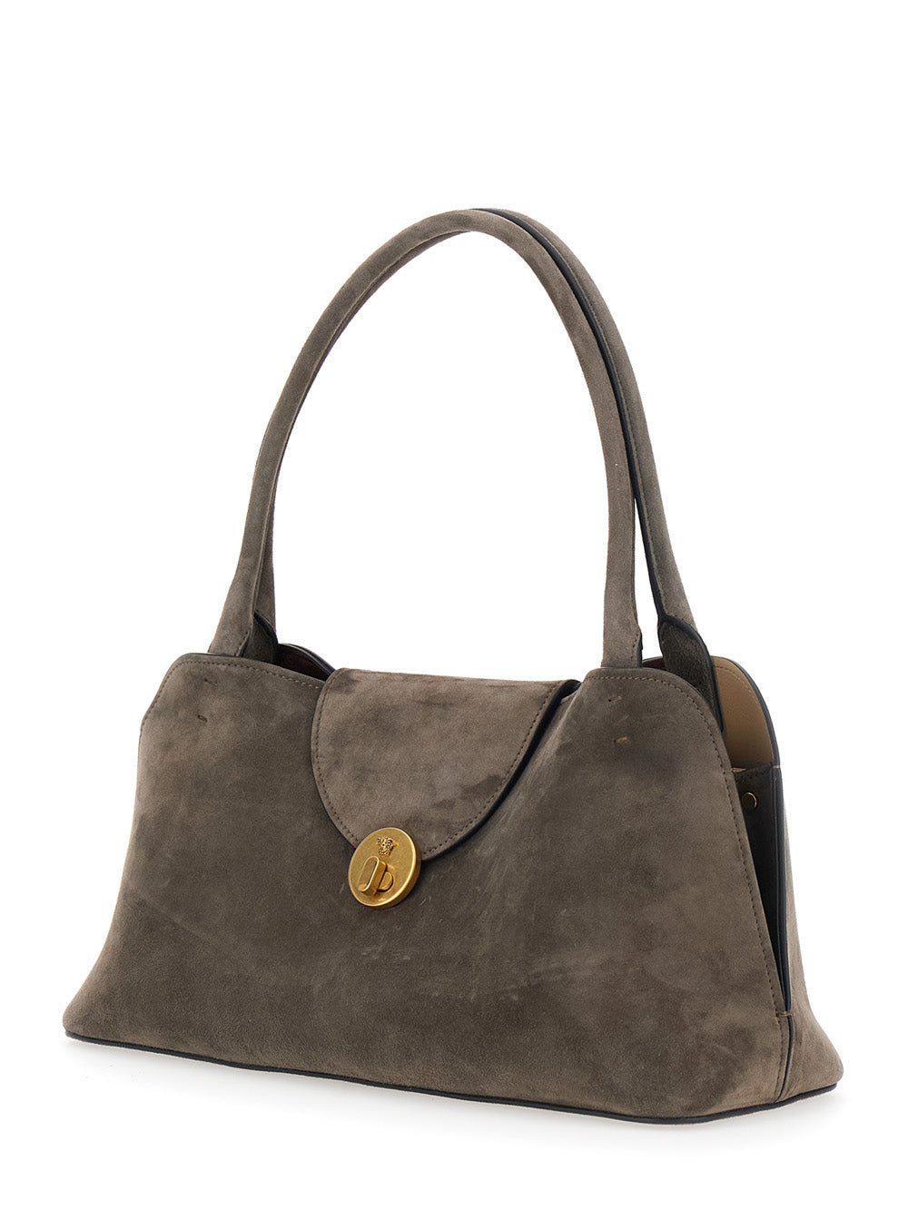 Versace Women Medium Ew Shoulder Calf Leather