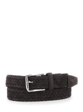 Tod's Men Suede Belt With Buckle And Metal Details Brown Men