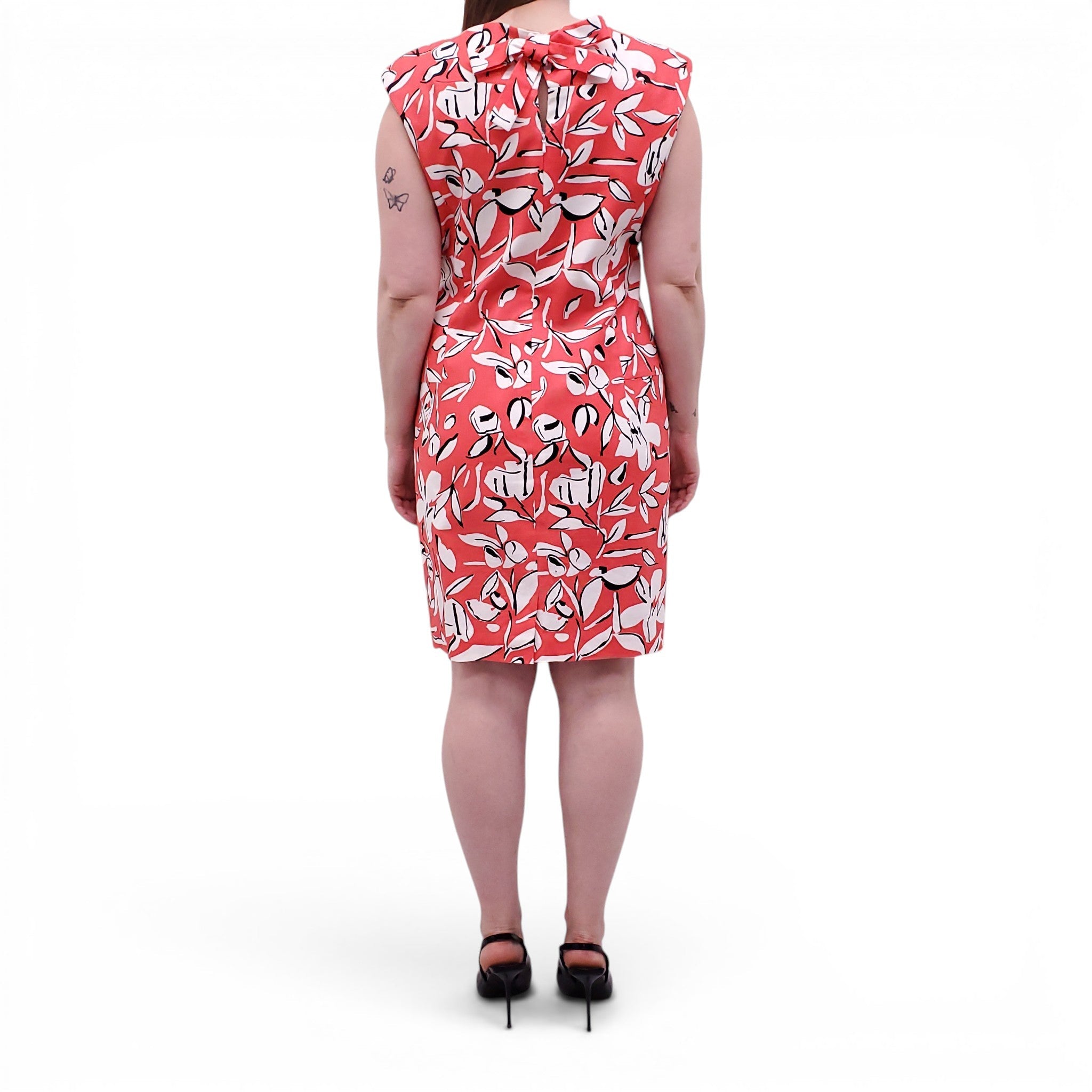 OSCAR DE LA RENTA FLORAL DRESS - SIZE 12