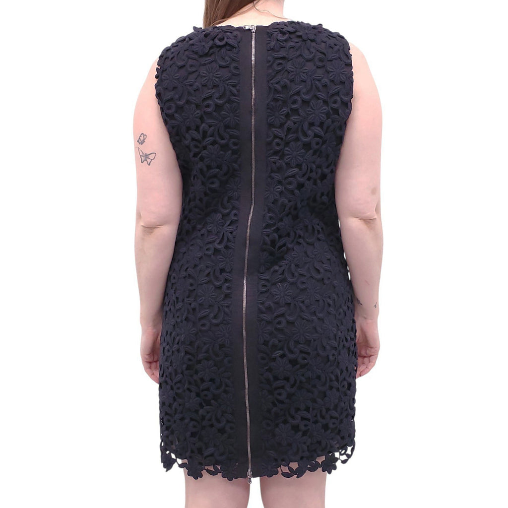 ANTONIO BERARDI FLORAL EYELET DRESS - SIZE 10