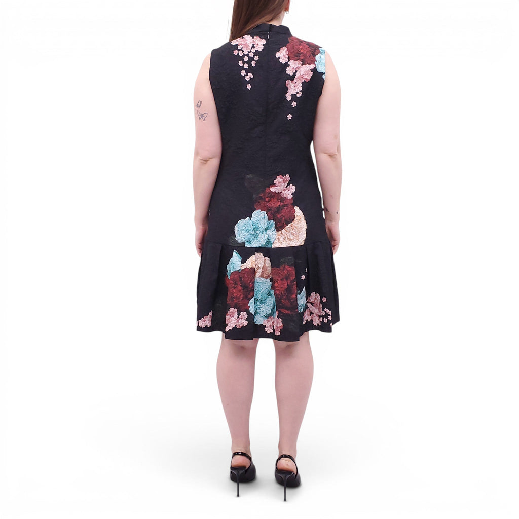 ERDEM FLORAL BROCADE DRESS - SIZE 10