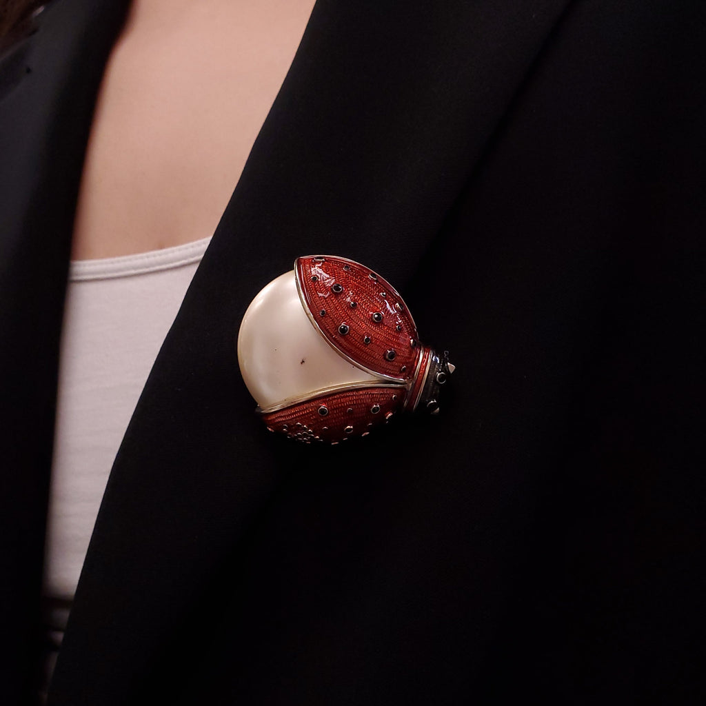 CHANEL LADYBUG BROOCH