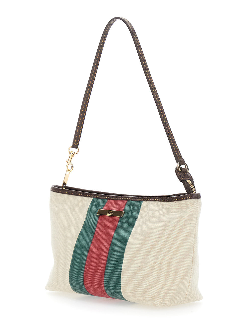 Gucci Women Gucci Summer Pouch Canvas Washed Web