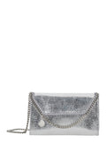 Stella Mccartney Women Falabella Wallet W/ Chain Bag With Chain In Metallic Synthetic Fabric For Women