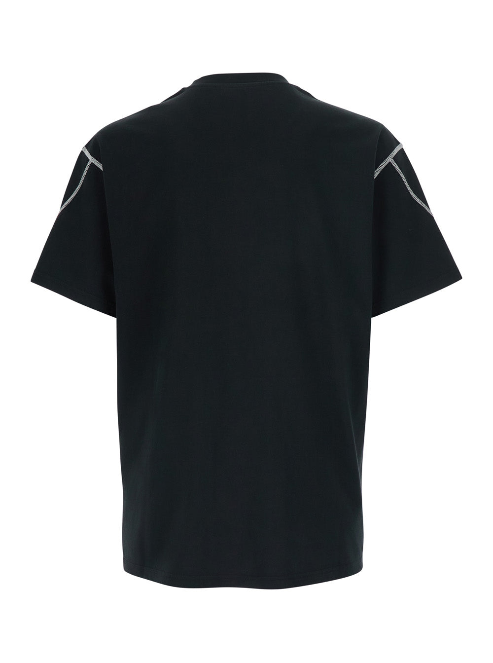 Givenchy Men Black T-Shirt With Logo On The Front In Cotton Men