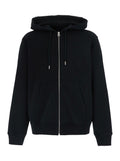 Givenchy Men Black Hooded Sweatshirt With Logo On The Back In Cotton For Men