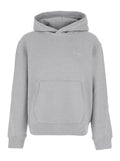 Givenchy Men Grey Hooded Sweatshirt With Logo Lettering Usl Front In Cotton Man