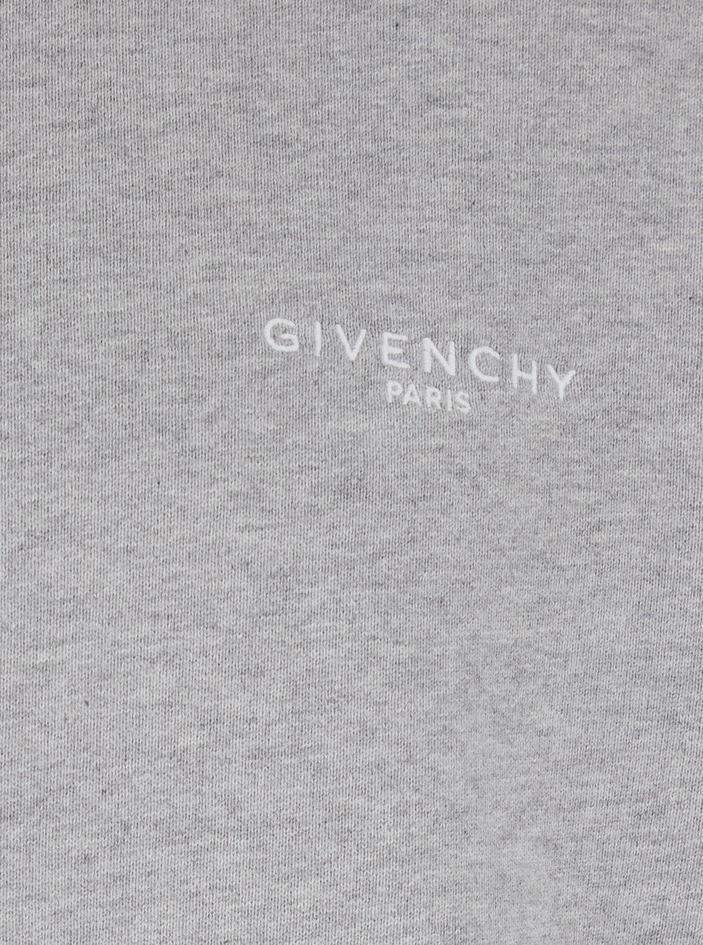 Givenchy Men Grey Hooded Sweatshirt With Logo Lettering Usl Front In Cotton Man
