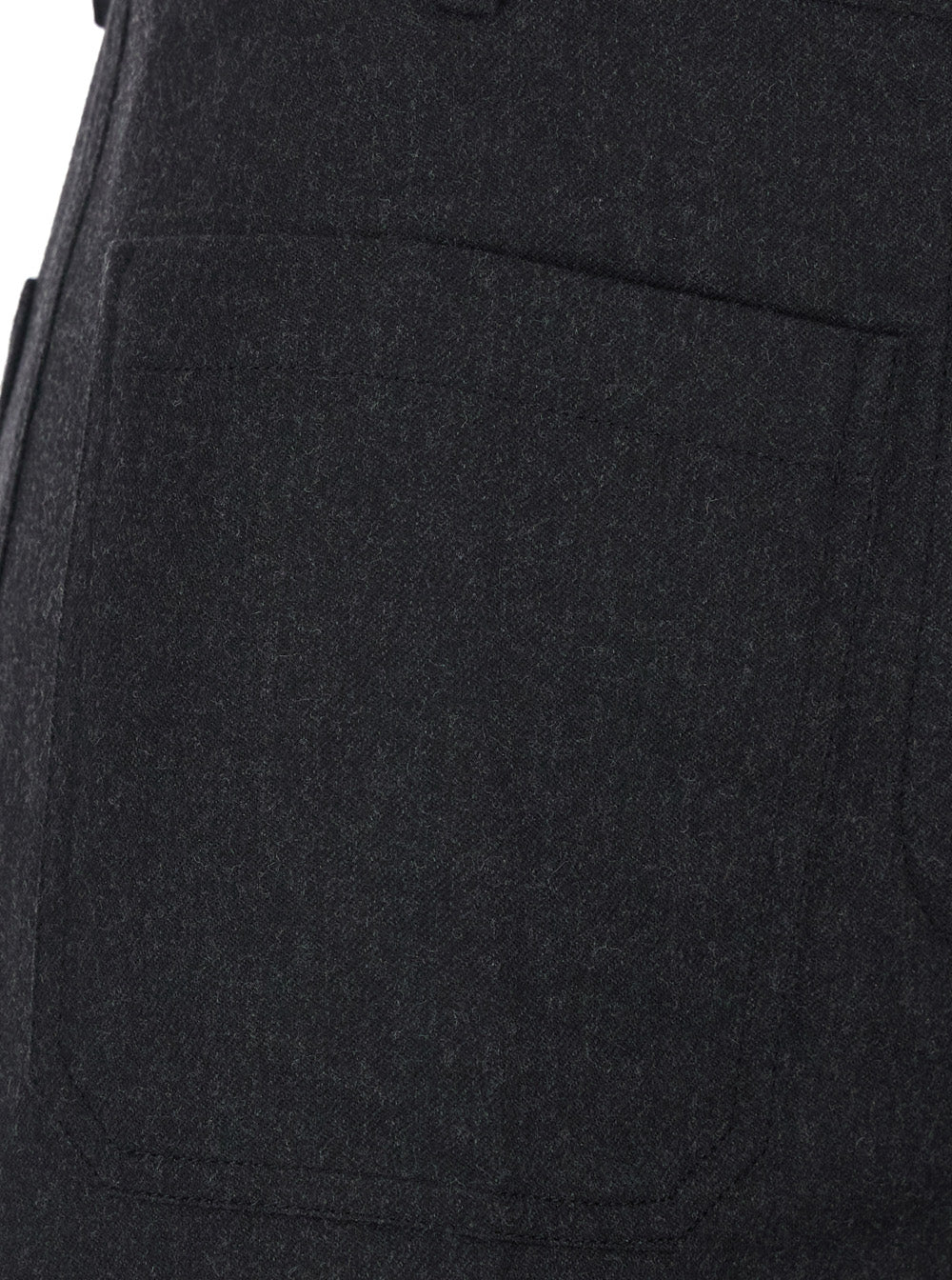 Victoria Beckham Women Alina Trouser Gray Wool Pants For Women
