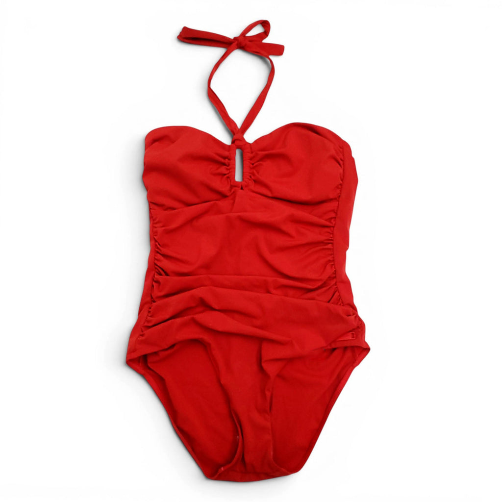ZIMMERMANN RED ONE-PIECE SWIMSUIT - SIZE 0 (US 4)
