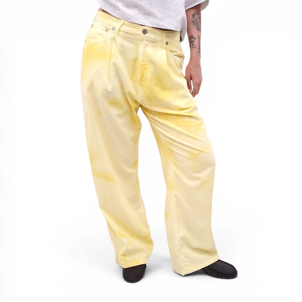 R13 YELLOW CORDUROY PANTS - SIZE 29