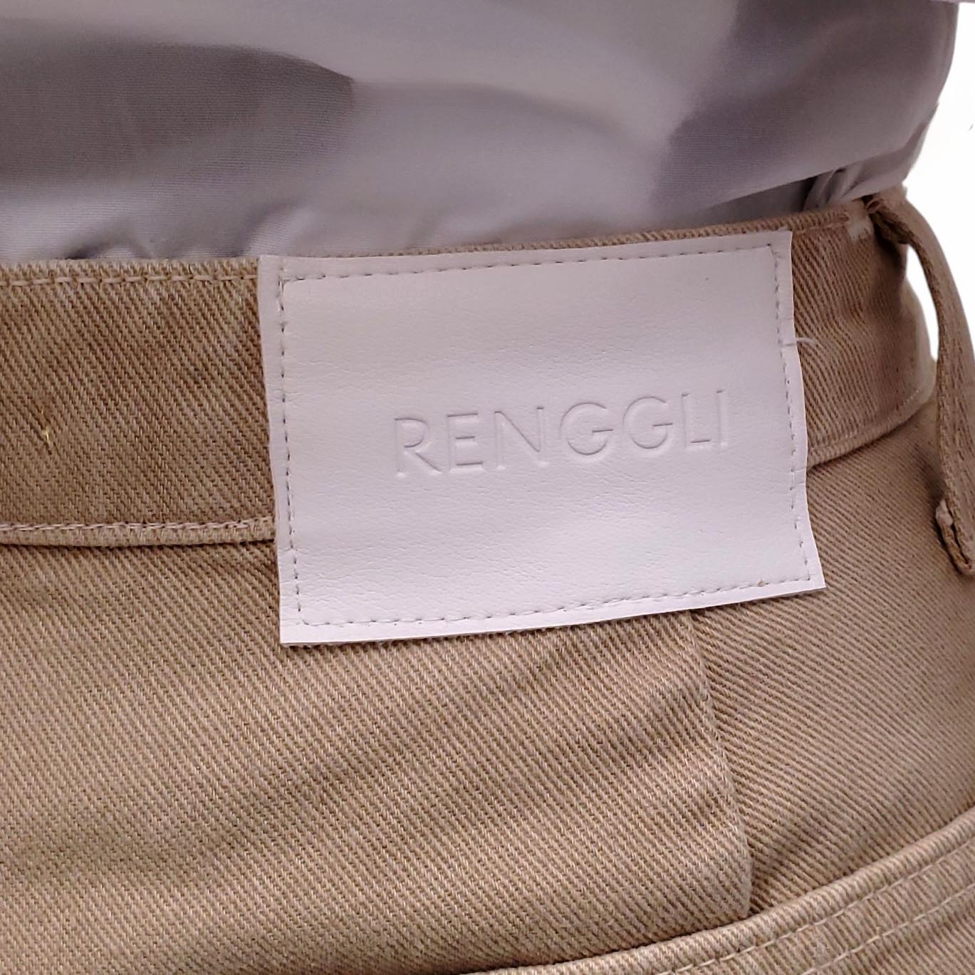 RENGGLI KHAKI SLIM-FIT WORK PANTS - SIZE 24