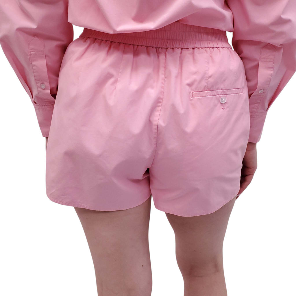 ALEXANDERWANG.T PINK LOGO SHORTS SET - SIZE XS