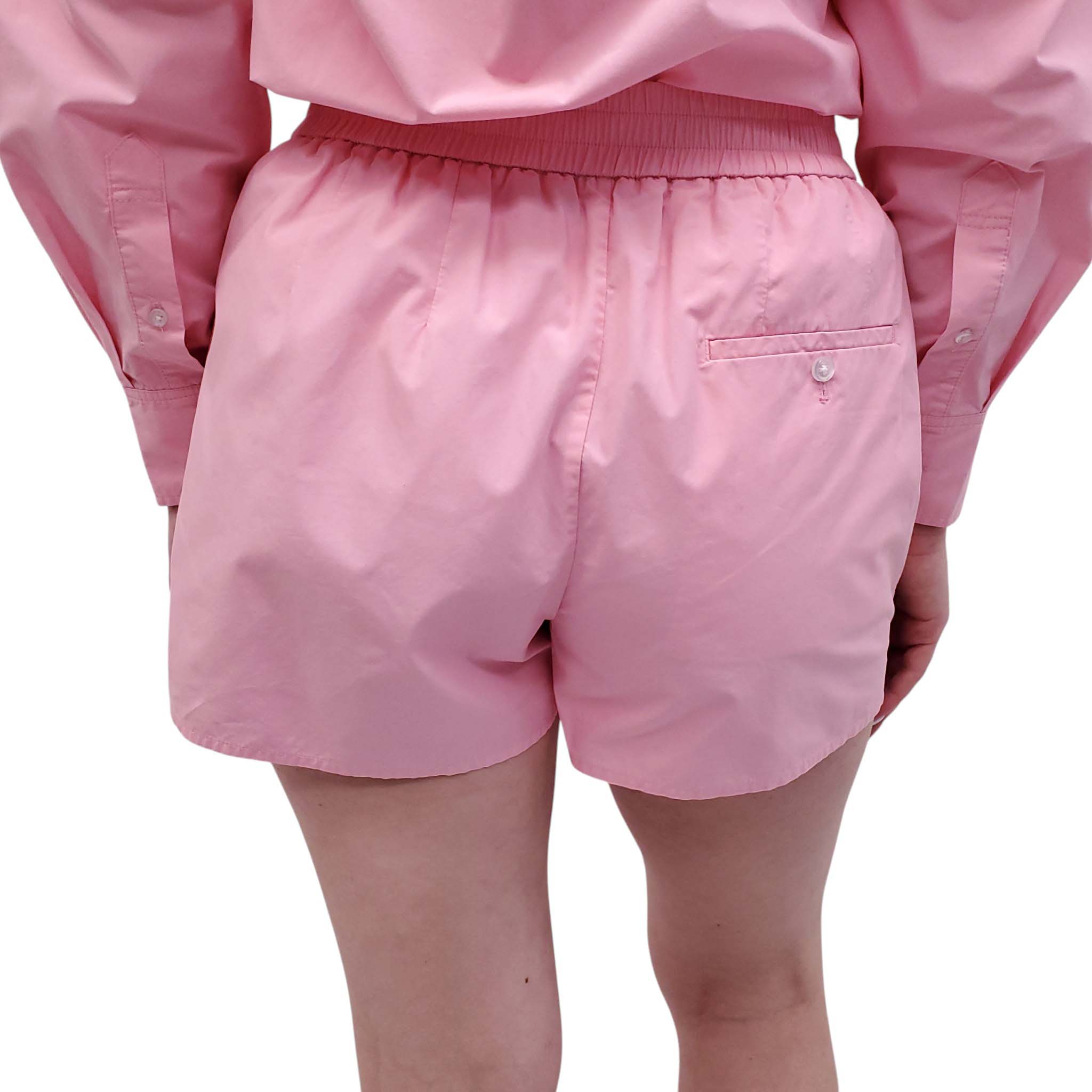 ALEXANDERWANG.T PINK LOGO SHORTS SET - SIZE XS