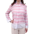 ACNE STUDIOS PLAID OVERLAY BLOUSE - SIZE 36