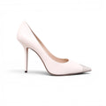 JIMMY CHOO WHITE STUDDED PUMPS - SIZE 41