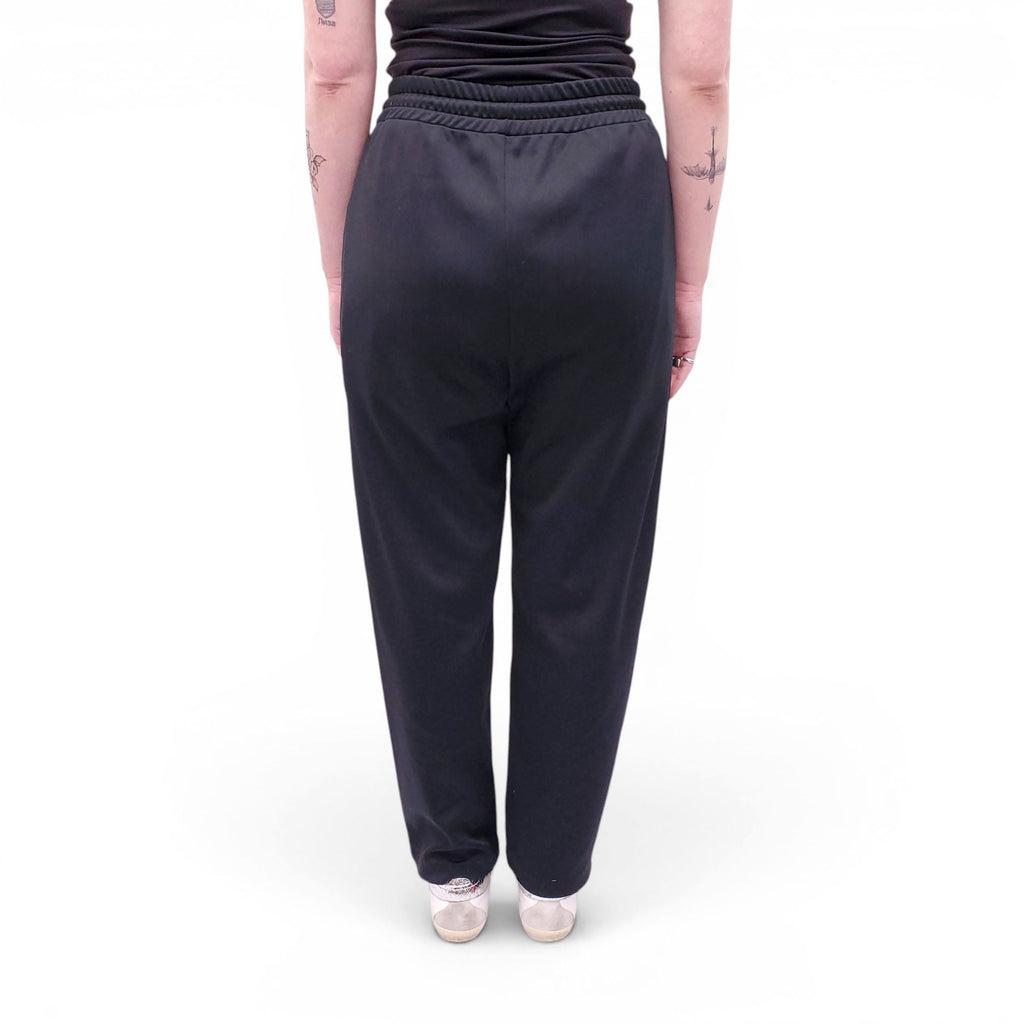CELINE BLACK LOGO TRACK PANTS - SIZE L