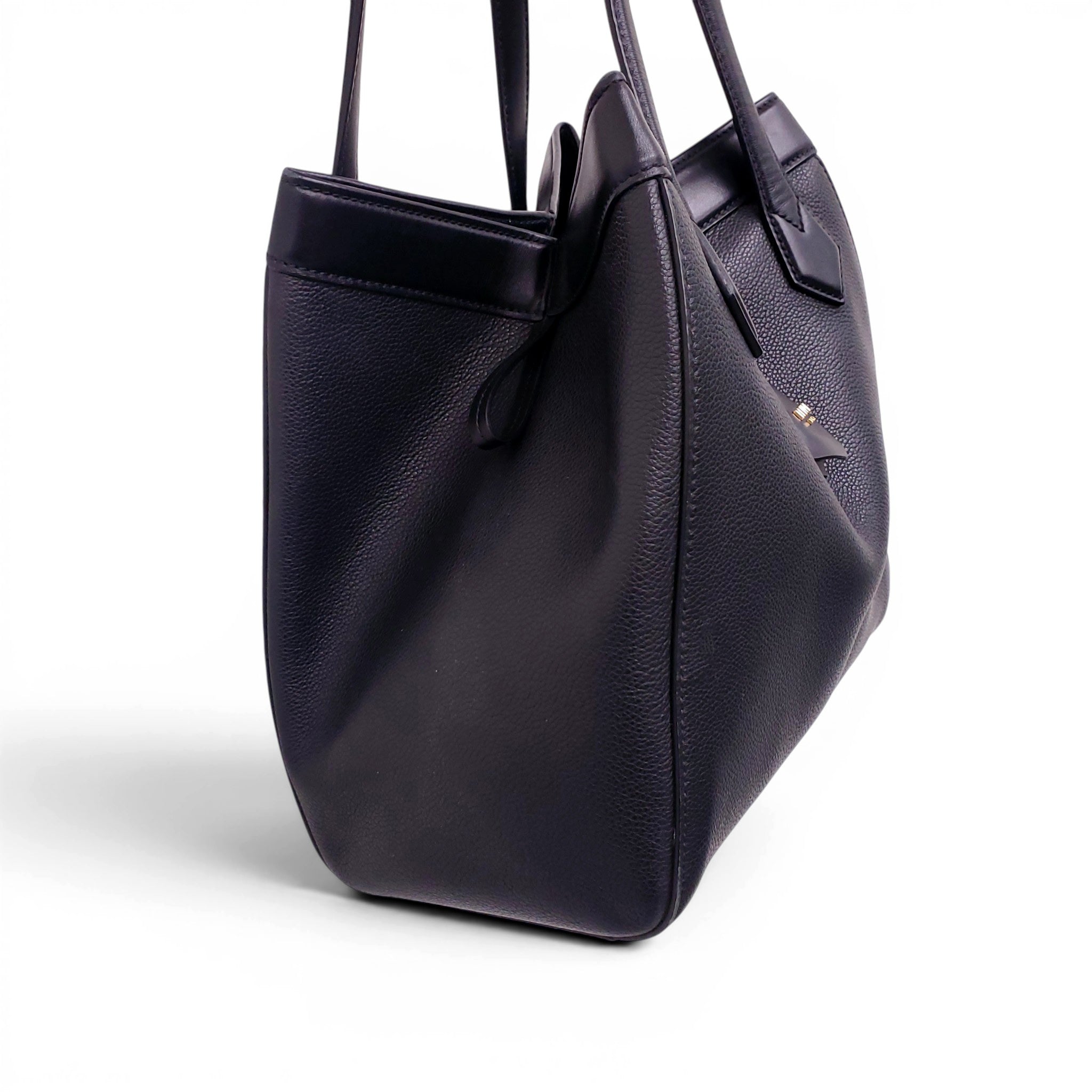 FENDI LARGE BLACK ORIGAMI SHOULDER BAG