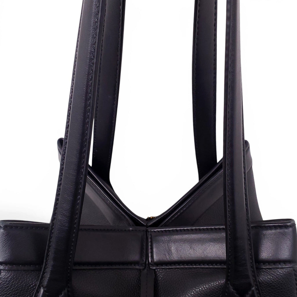 FENDI LARGE BLACK ORIGAMI SHOULDER BAG