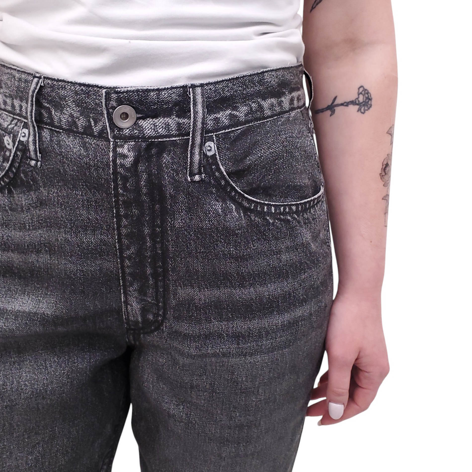 RAG & BONE BLACK MIRAMAR PANTS - SIZE 27