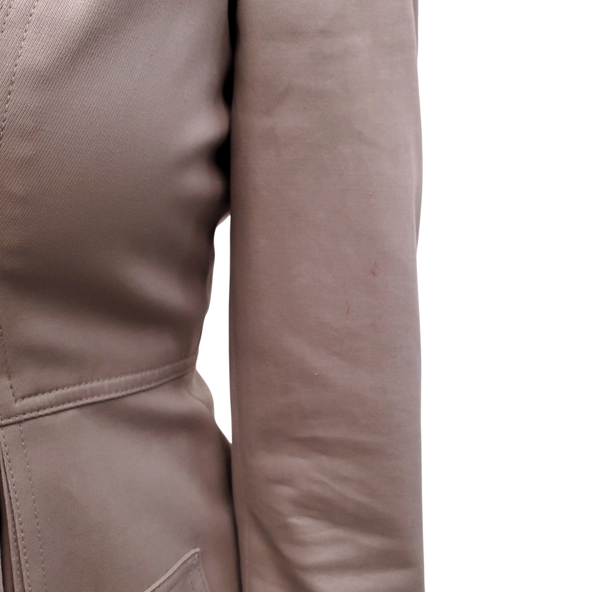 BURBERRY LONDON TRENCH COAT WITH PLEATED DETAIL - SIZE US 2