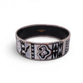 HERMÈS LARGE PATTERNED BANGLE - SIZE 70