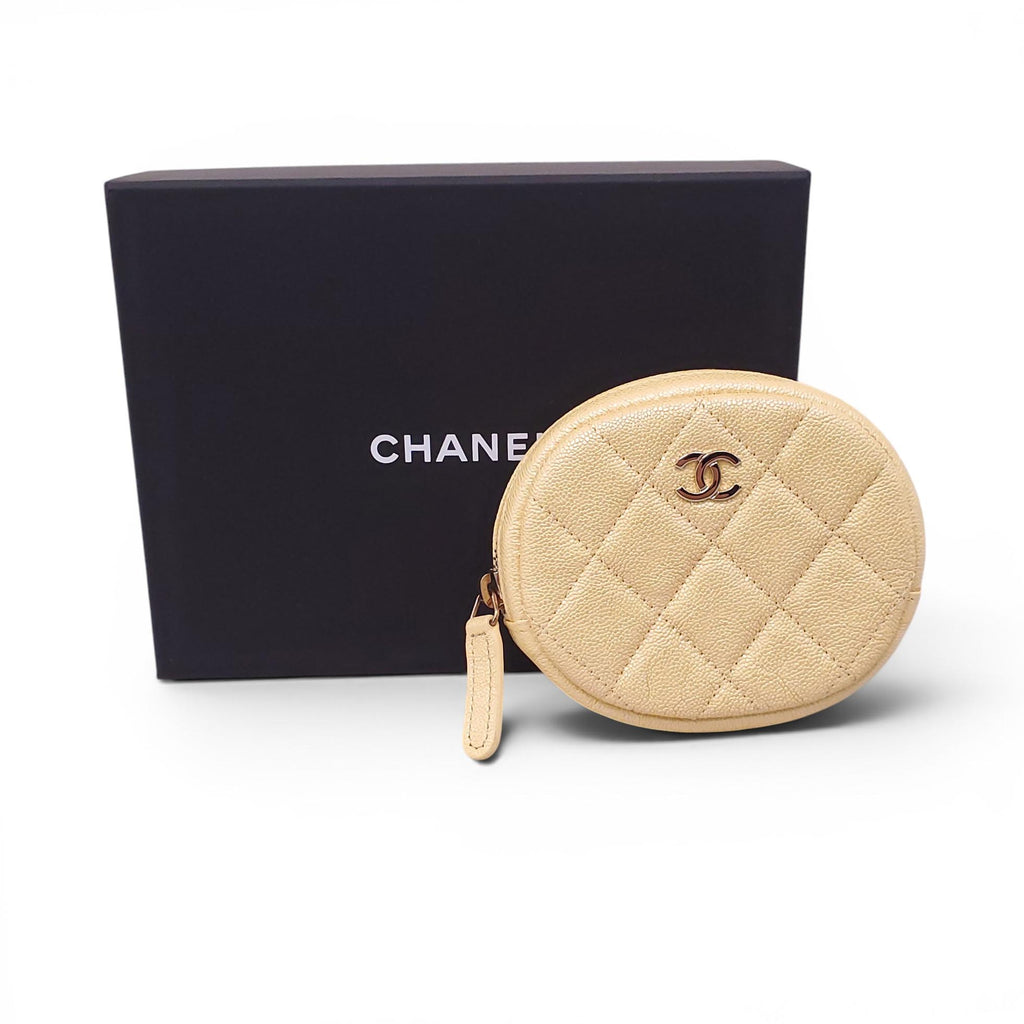 CHANEL YELLOW COIN PURSE