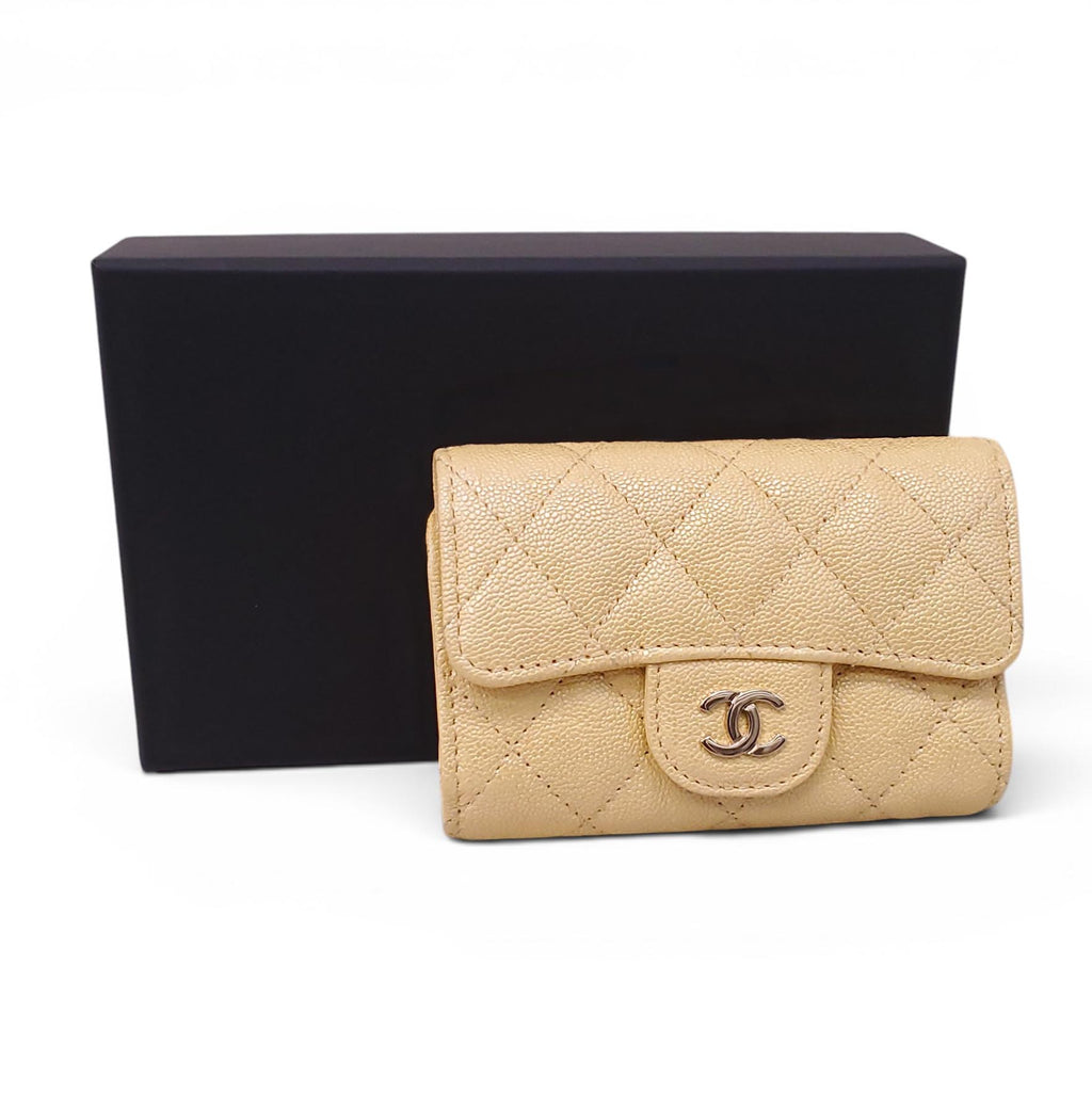 CHANEL YELLOW KEYCHAIN HOLDER