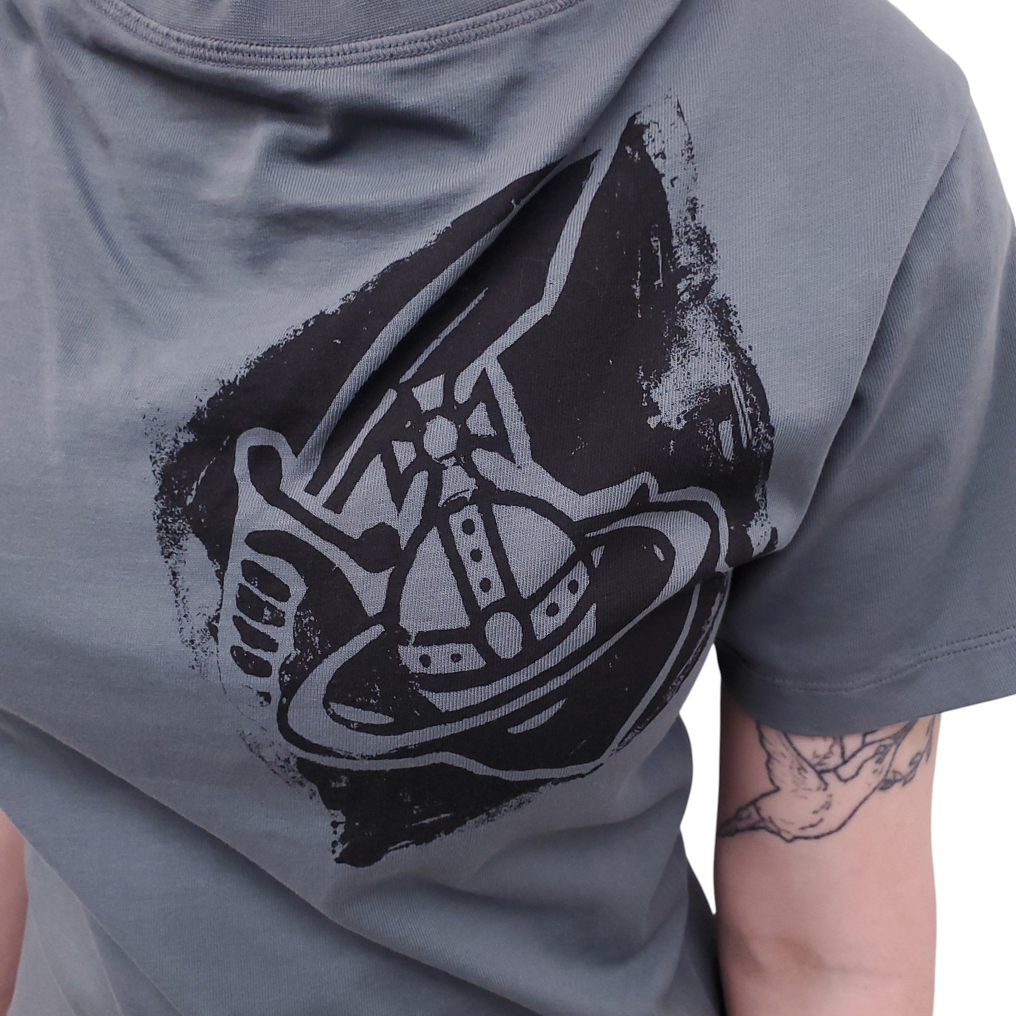 VIVIENNE WESTWOOD ORBIT LOGO T-SHIRT DRESS - SIZE S