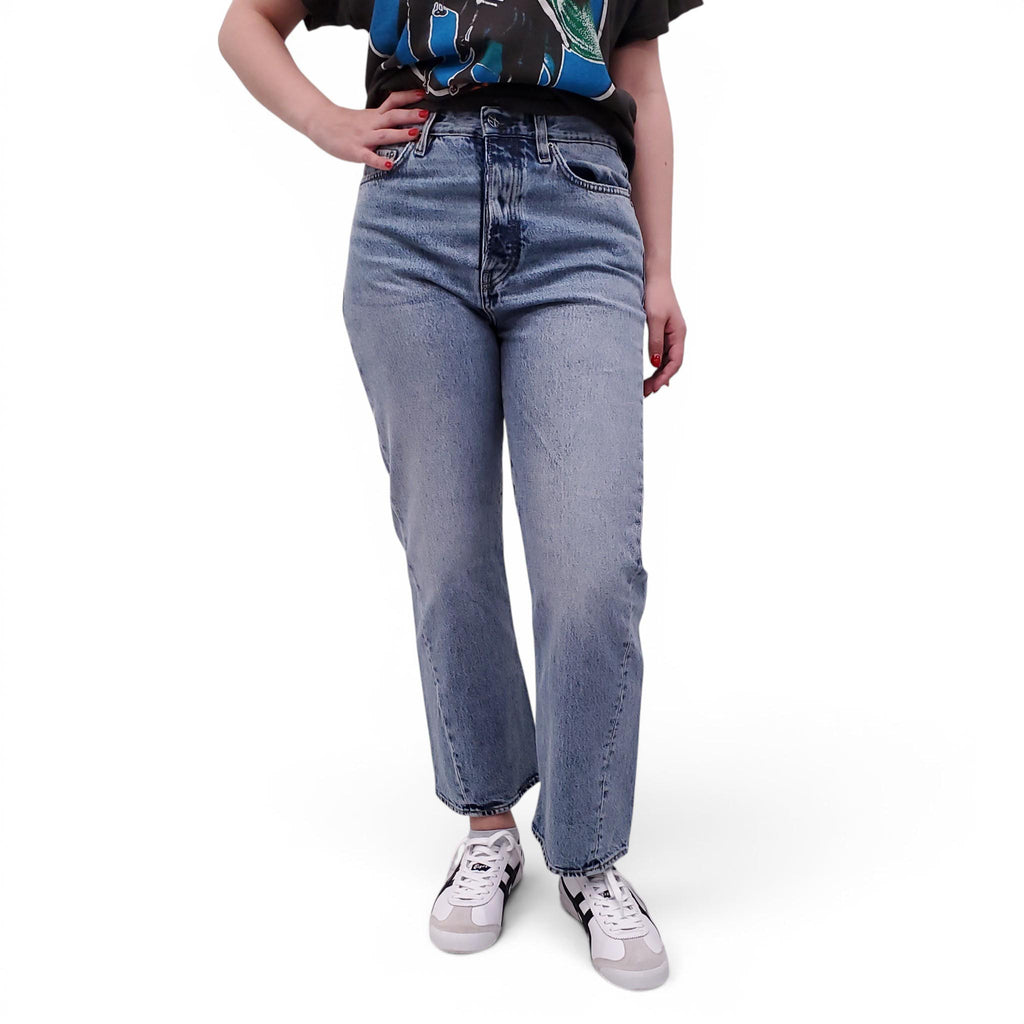 TOTEME BLUE STRAIGHT-LEG JEANS - SIZE 27