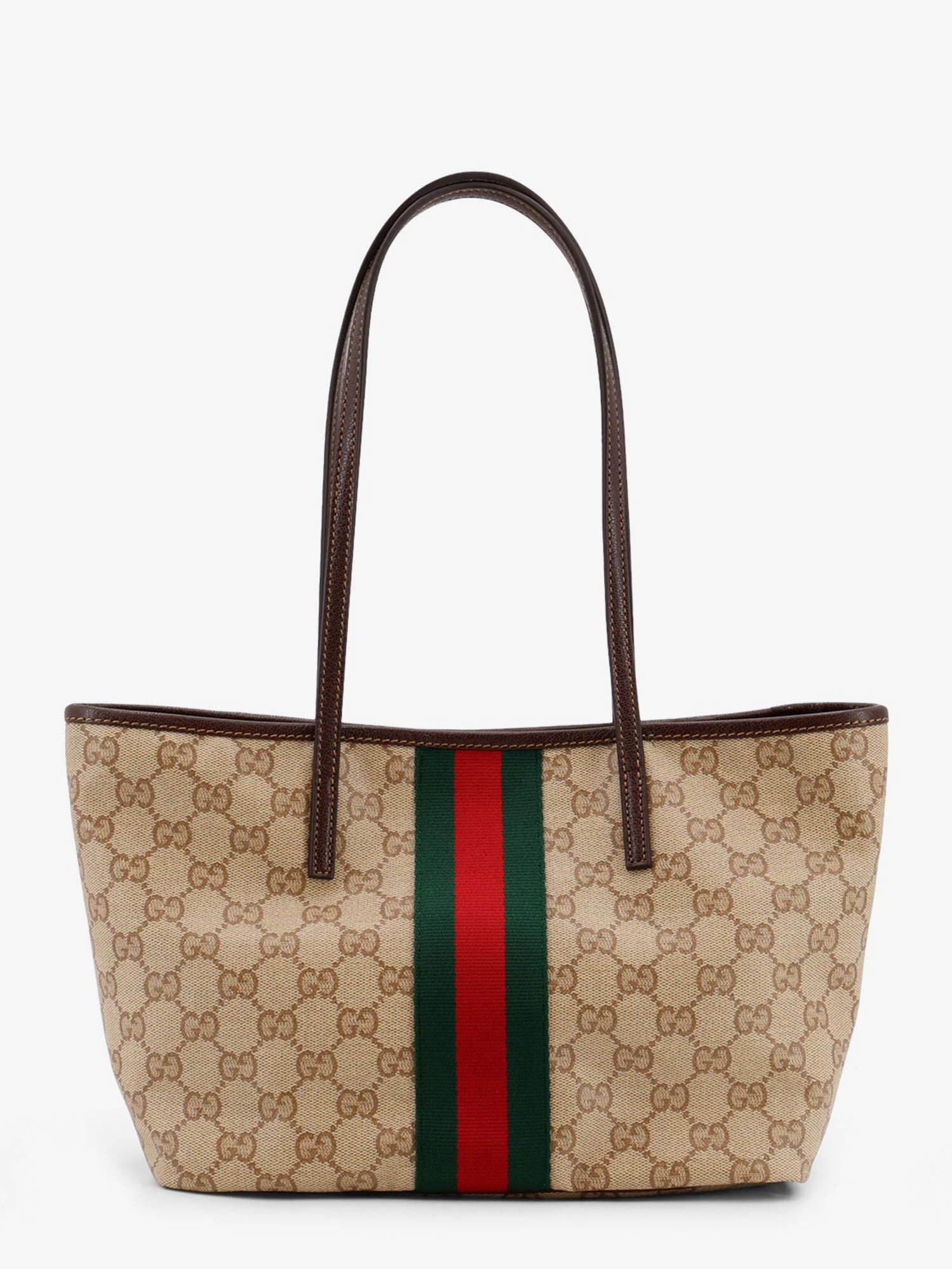 Gucci Women Tribeca Gg Fabric Shopping Bag