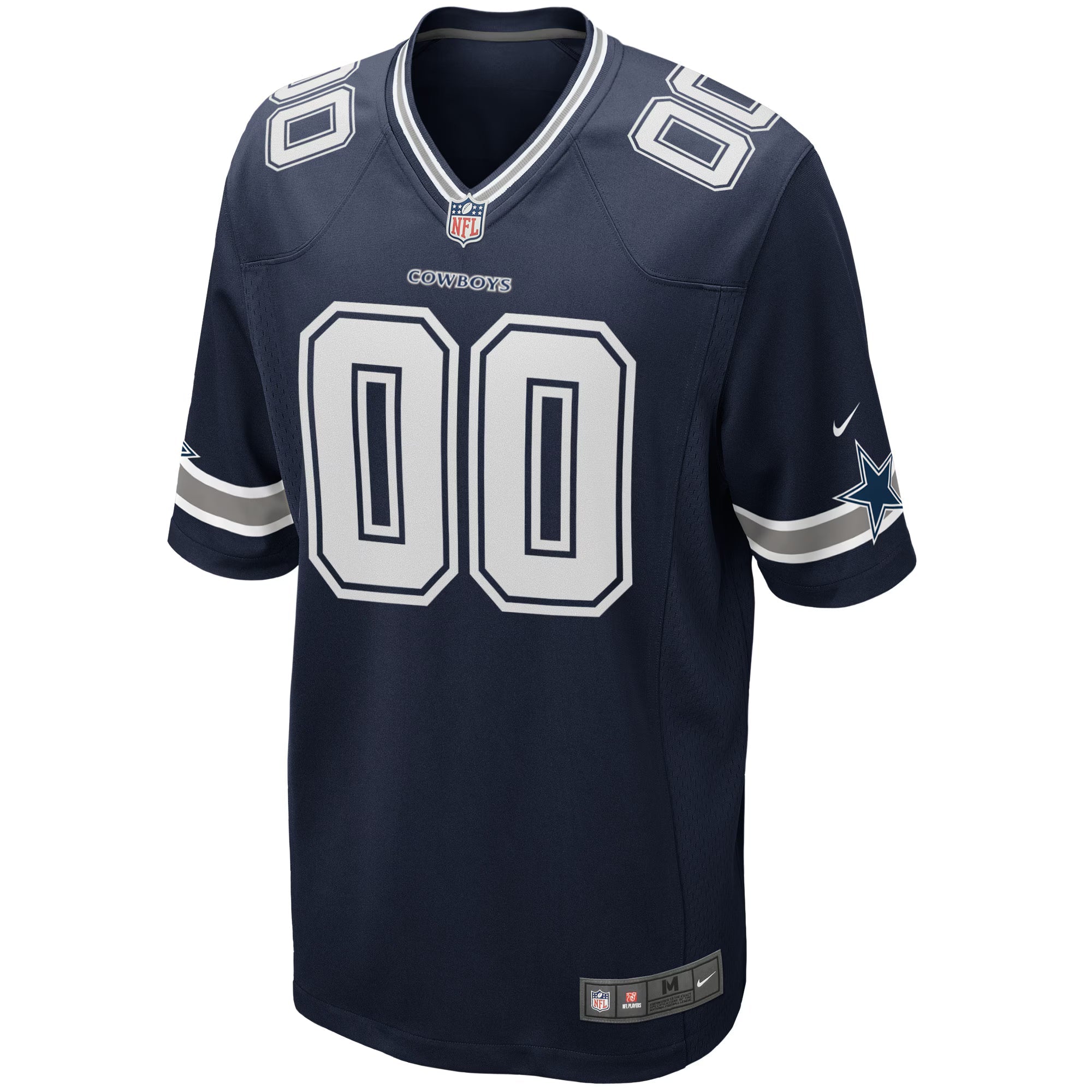 Dallas Cowboys Navy Custom Game Jersey