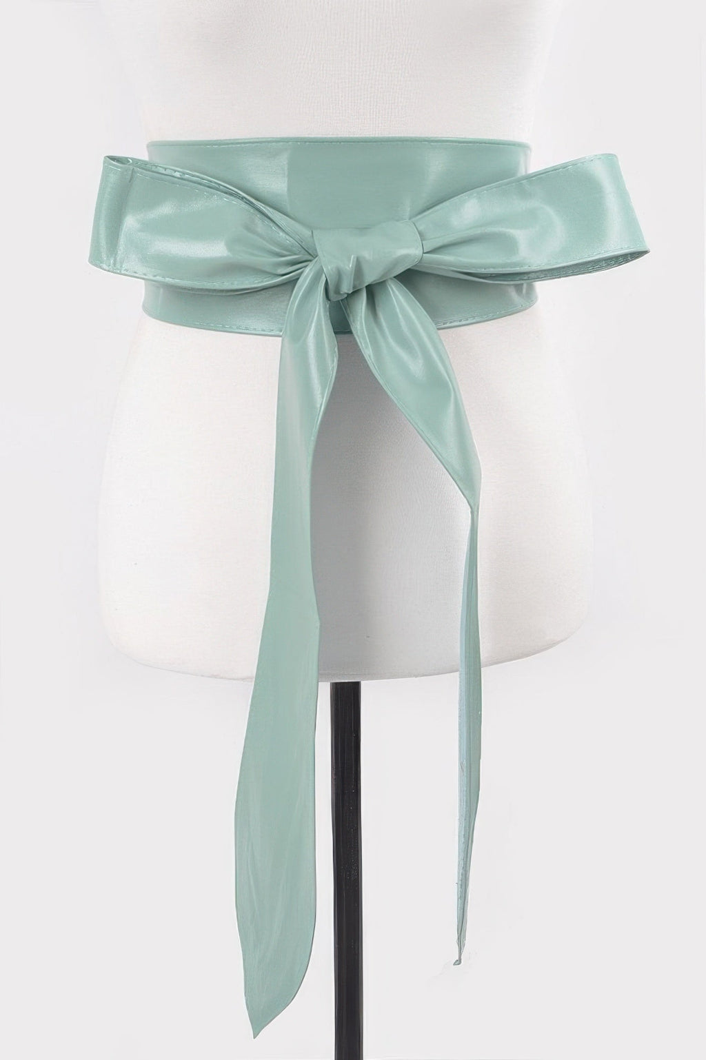 Faux Leather Kimono Belt