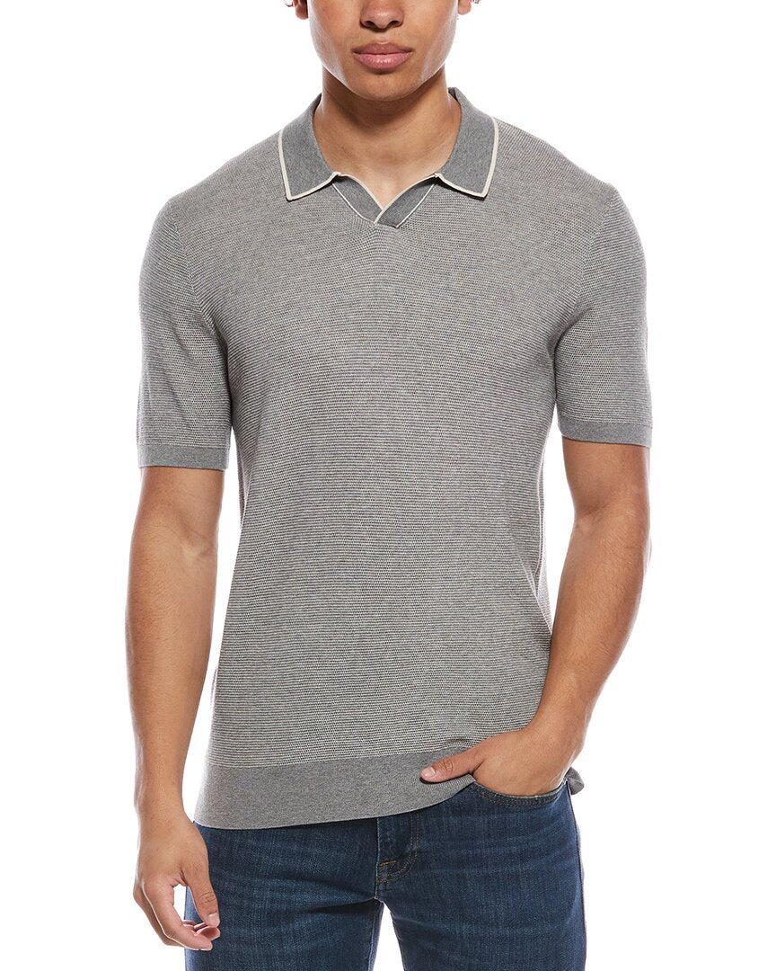 Raffi Silk-Blend Johnny Collar Shirt